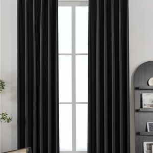 Elegant Black Curtains (057)